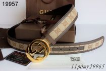 Super Perfect Quality Gucci Belts(100% Genuine Leather,Steel Buckle)-019