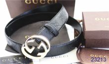 Super Perfect Quality Gucci Belts(100% Genuine Leather,Steel Buckle)-170