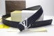 Super Perfect Quality LV Belts(100% Genuine Leather,Steel Buckle)-115