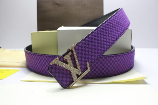 Super Perfect Quality LV Belts(100% Genuine Leather,Steel Buckle)-172