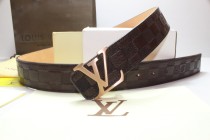 Super Perfect Quality LV Belts(100% Genuine Leather,Steel Buckle)-275