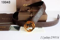 Super Perfect Quality Gucci Belts(100% Genuine Leather,Steel Buckle)-010