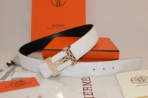 Super Perfect Quality Hermes Belts(100% Genuine Leather,Reversible Steel Buckle)-084