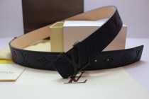 Super Perfect Quality LV Belts(100% Genuine Leather,Steel Buckle)-185