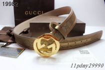 Super Perfect Quality Gucci Belts(100% Genuine Leather,Steel Buckle)-041