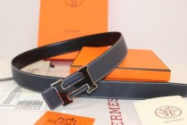 Super Perfect Quality Hermes Belts(100% Genuine Leather,Reversible Steel Buckle)-054