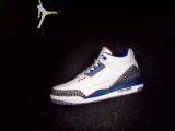 Perfect Jordan 3 True Blue Nike Logo
