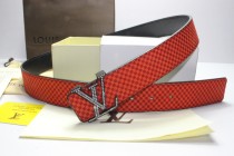 Super Perfect Quality LV Belts(100% Genuine Leather,Steel Buckle)-093