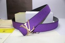 Super Perfect Quality LV Belts(100% Genuine Leather,Steel Buckle)-178
