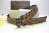 Super Perfect Quality LV Belts(100% Genuine Leather,Steel Buckle)-167