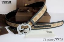 Super Perfect Quality Gucci Belts(100% Genuine Leather,Steel Buckle)-020