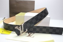 Super Perfect Quality LV Belts(100% Genuine Leather,Steel Buckle)-036