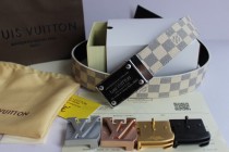 Super Perfect Quality LV Belts(100% Genuine Leather,Steel Buckle)-034