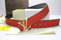 Super Perfect Quality LV Belts(100% Genuine Leather,Steel Buckle)-090