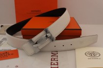 Super Perfect Quality Hermes Belts(100% Genuine Leather,Reversible Steel Buckle)-078