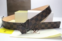 Super Perfect Quality LV Belts(100% Genuine Leather,Steel Buckle)-078