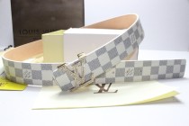 Super Perfect Quality LV Belts(100% Genuine Leather,Steel Buckle)-043