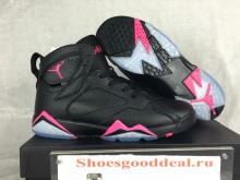 Authentic Air Jordan 7 Black Pink GS