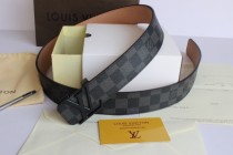 Super Perfect Quality LV Belts(100% Genuine Leather,Steel Buckle)-013