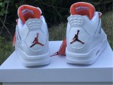 Air Jordan 4 Orange Metallic