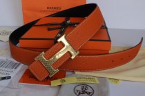 Super Perfect Quality Hermes Belts(100% Genuine Leather,Reversible Steel Buckle)-025