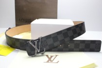Super Perfect Quality LV Belts(100% Genuine Leather,Steel Buckle)-035