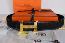 Super Perfect Quality Hermes Belts(100% Genuine Leather,Reversible Steel Buckle)-002