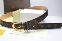 Super Perfect Quality LV Belts(100% Genuine Leather,Steel Buckle)-280