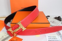 Super Perfect Quality Hermes Belts(100% Genuine Leather,Reversible Steel Buckle)-029