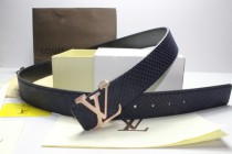 Super Perfect Quality LV Belts(100% Genuine Leather,Steel Buckle)-125