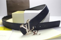 Super Perfect Quality LV Belts(100% Genuine Leather,Steel Buckle)-117