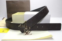 Super Perfect Quality LV Belts(100% Genuine Leather,Steel Buckle)-130