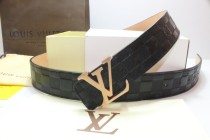 Super Perfect Quality LV Belts(100% Genuine Leather,Steel Buckle)-205