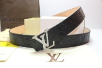 Super Perfect Quality LV Belts(100% Genuine Leather,Steel Buckle)-221