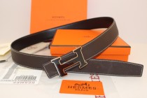 Super Perfect Quality Hermes Belts(100% Genuine Leather,Reversible Steel Buckle)-044