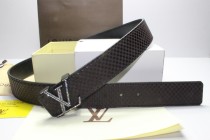 Super Perfect Quality LV Belts(100% Genuine Leather,Steel Buckle)-133