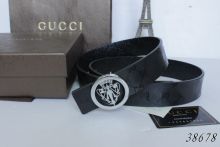 Super Perfect Quality Gucci Belts(100% Genuine Leather,Steel Buckle)-129