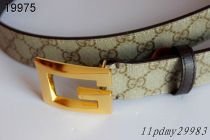 Super Perfect Quality Gucci Belts(100% Genuine Leather,Steel Buckle)-034