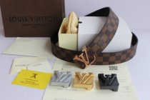 Super Perfect Quality LV Belts(100% Genuine Leather,Steel Buckle)-024
