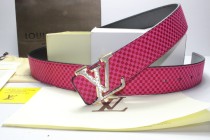 Super Perfect Quality LV Belts(100% Genuine Leather,Steel Buckle)-103
