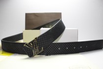 Super Perfect Quality LV Belts(100% Genuine Leather,Steel Buckle)-153