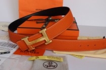 Super Perfect Quality Hermes Belts(100% Genuine Leather,Reversible Steel Buckle)-024