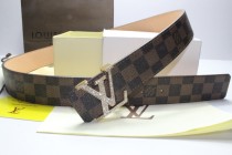 Super Perfect Quality LV Belts(100% Genuine Leather,Steel Buckle)-074