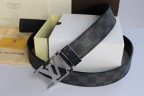 Super Perfect Quality LV Belts(100% Genuine Leather,Steel Buckle)-002