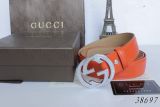 Super Perfect Quality Gucci Belts(100% Genuine Leather,Steel Buckle)-148