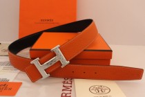 Super Perfect Quality Hermes Belts(100% Genuine Leather,Reversible Steel Buckle)-072