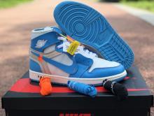 Authentic Air Jordan 1 UNC X Off-White GS