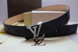 Super Perfect Quality LV Belts(100% Genuine Leather,Steel Buckle)-191