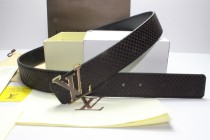 Super Perfect Quality LV Belts(100% Genuine Leather,Steel Buckle)-134