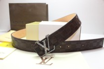 Super Perfect Quality LV Belts(100% Genuine Leather,Steel Buckle)-266